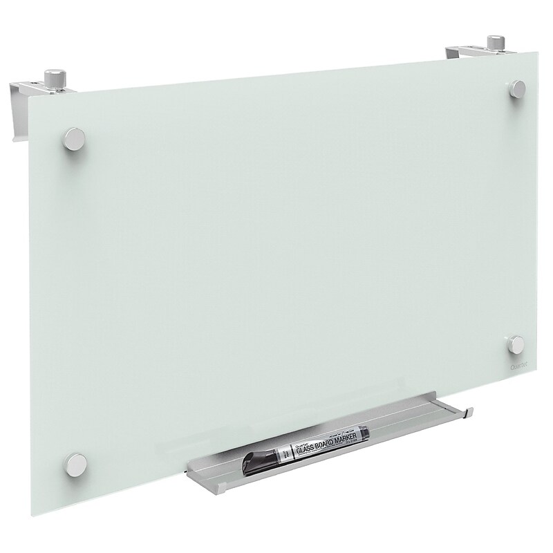 Quartet Infinity Magnetic Glass Cubicle Dry-Erase Whiteboard, 2.5' x 2' (PDEC1830) image 1