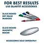 Quartet Infinity Magnetic Glass Cubicle Dry-Erase Whiteboard, 2.5' x 2' (PDEC1830)~#|#~sp56290010_sc7
