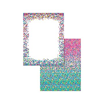 Astrobrights Astrodesigns Everyday Paper, Confetti, 100/Pack (91278)
