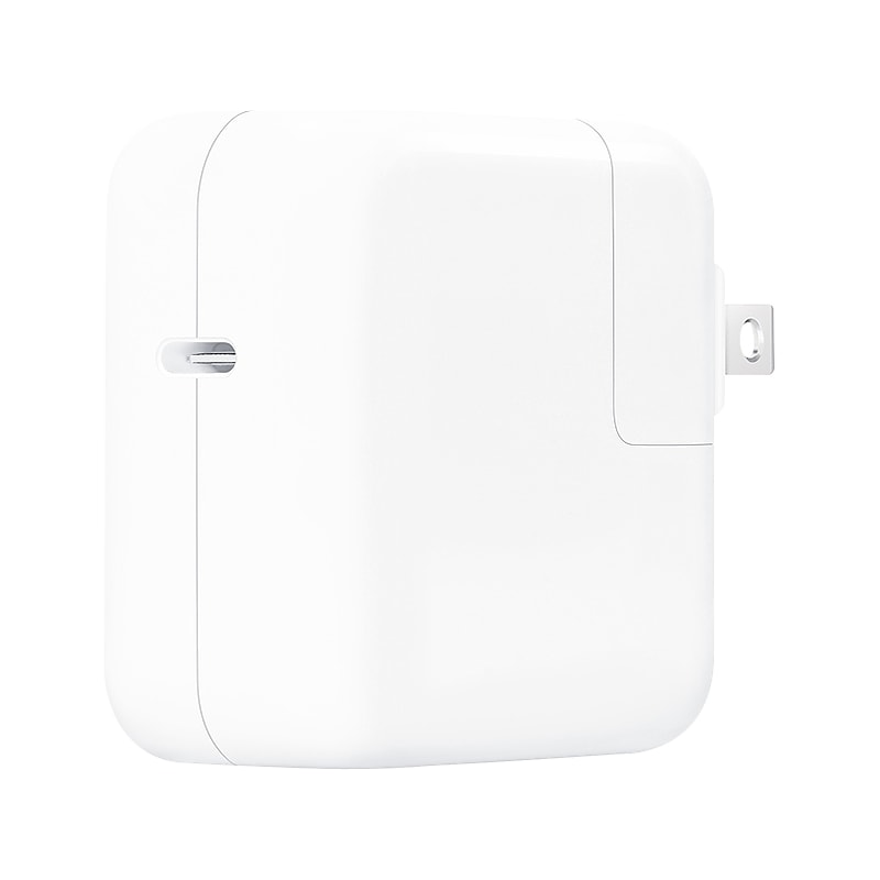 Apple USB-C Adapter, 30W, White (MR2A2LL/A) image 1