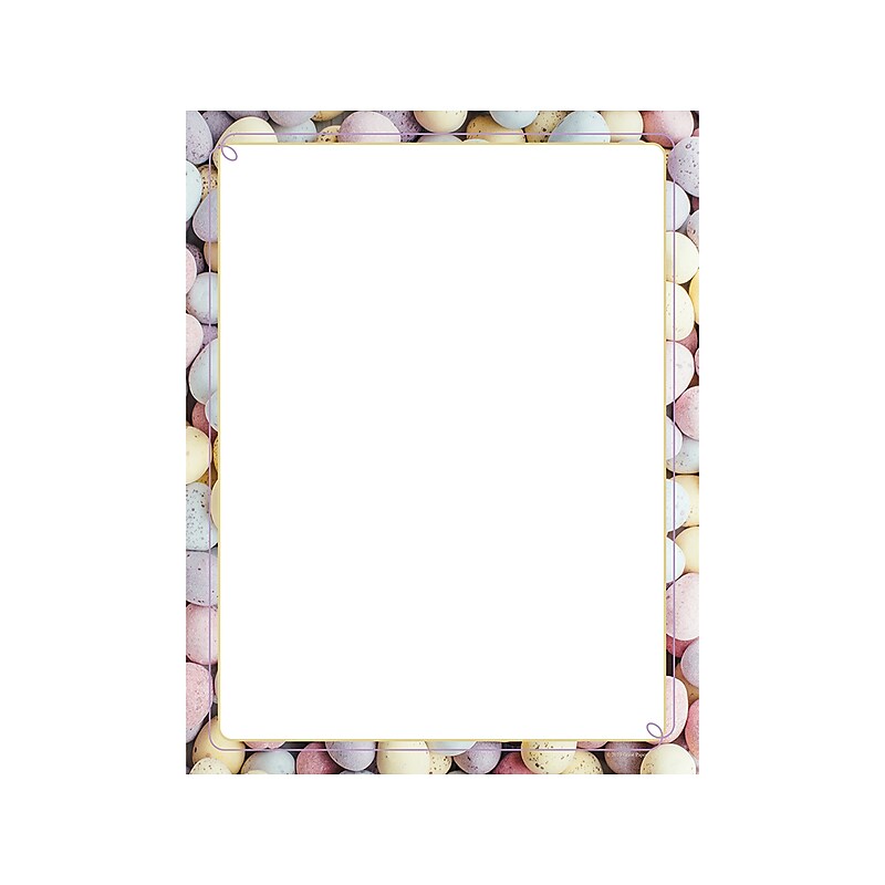 Great Papers! Speckled Eggs Spring Letterhead, Multicolor, 80/Pack (2019074) image 1
