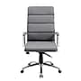 Boss Executive CaressoftPlus Chair with Metal Chrome Finish, Grey (B9471-GY)~#|#~sp56295501_sc7