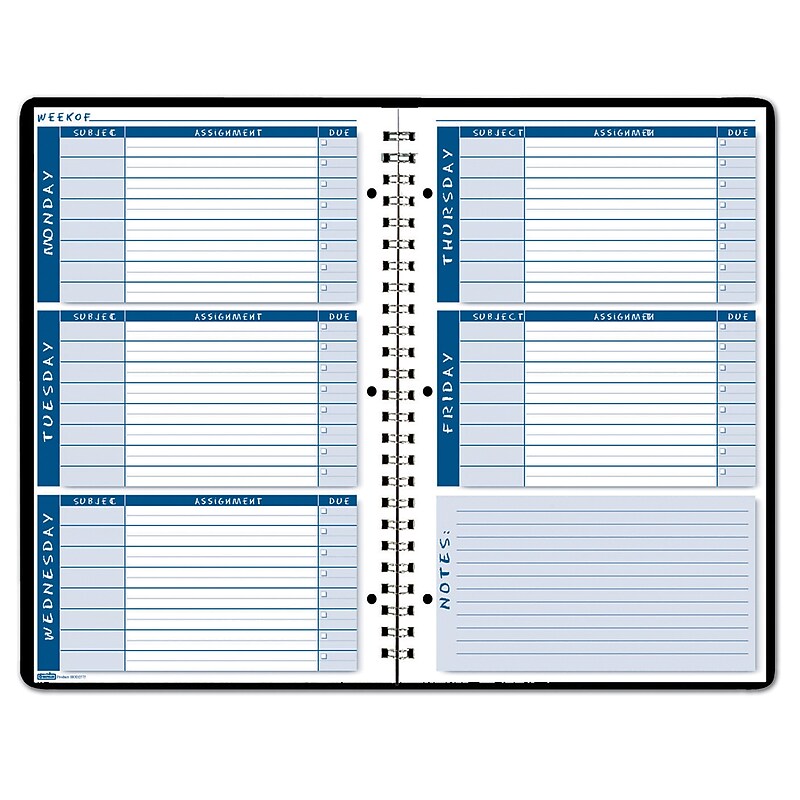 House of Doolittle Non-Dated Assignment Book Student Planner (HOD2575) image 1