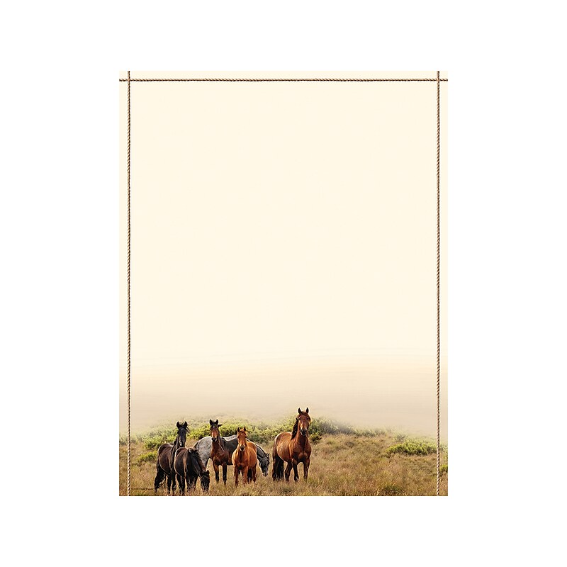 Great Papers! Horse Meadow Everyday Letterhead, Multicolor, 80 Per Pack (2019048) image 1