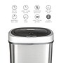 Nine Stars Stainless Steel Motion Sensor Trash Can, 13.2 Gallon, Gray (DZT-50-9)~#|#~sp56441958_sc7