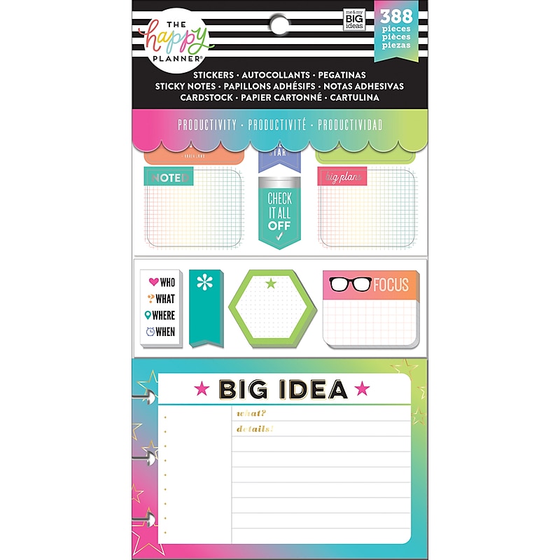 The Happy Planner Multi Accessory Pack, Productivity (PLMP-02) image 1