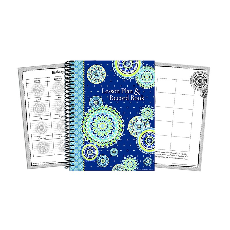 Eureka Blue Harmony 160 Pages Lesson Planner and Record Book, Each (EU-866273) image 1