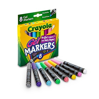 Crayola Gel FX Washable Markers, Assorted, 32/Set (BIN588163) | Staples