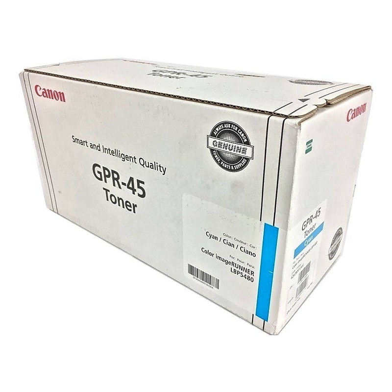 Canon GPR-45 Cyan Standard Yield Toner Cartridge (CNM6262B001AA) image 1