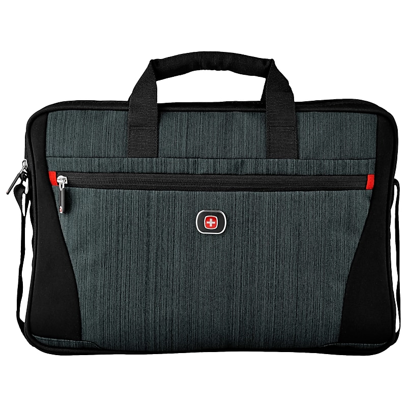 Wenger Structure Laptop Case, Blue Heather/Black Polyester (28043090) image 1