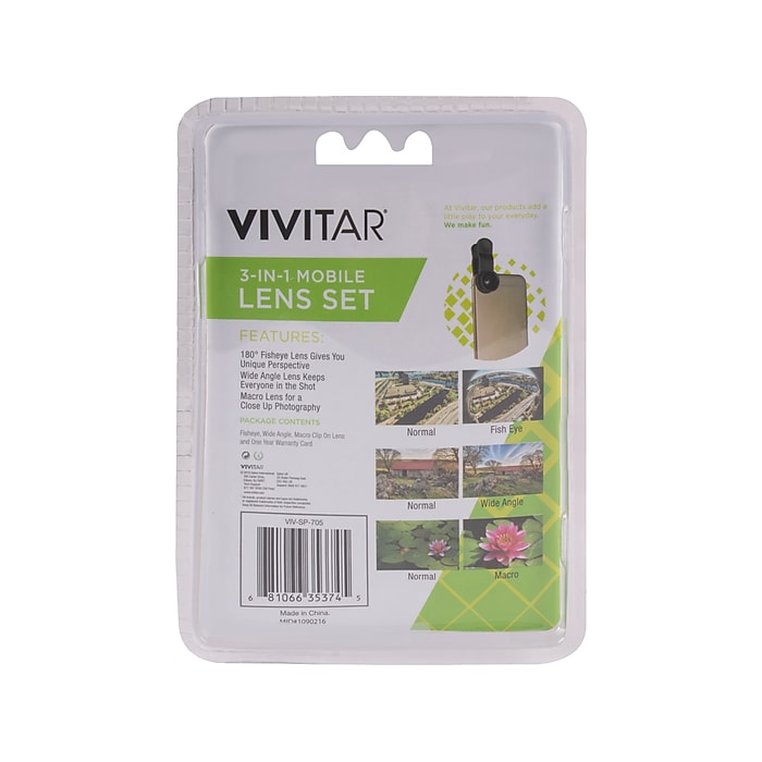 Vivitar Adventure On 3-in-1 Mobile Lens for Smartphones and