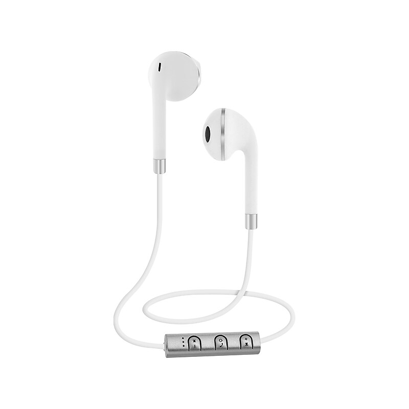 Sentry Wireless Bluetooth Stereo Headphones, Silver (BT879) image 1
