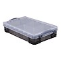 Really Useful Box 2.64 Qt. Lift Off Lid Storage Bin, Transparent Smoke (2.5TSMK+TRAY)~#|#~sp56580688_sc7