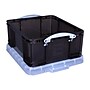 Really Useful Box 17.96 Qt. Snap Lid Storage Bin, Transparent Smoke (US17TSMK)~#|#~sp56580694_sc7