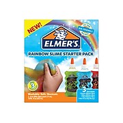 Elmer's Rainbow Slime Starter Pack, Assorted Colors, 3/Pack (2022911)