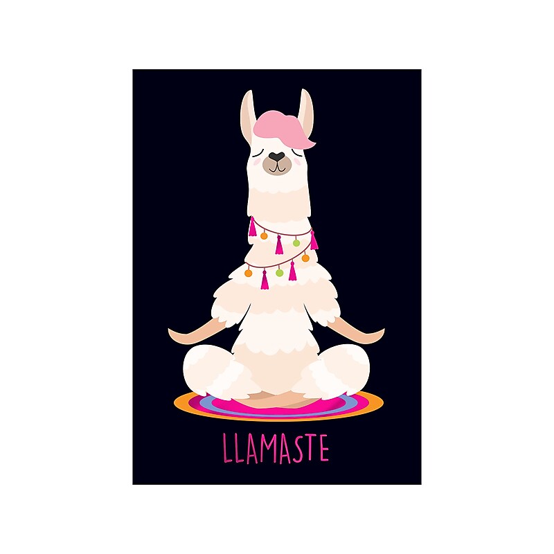 Great Papers! Llamaste Glossy Personal Thank You Notecards, Multicolor, 50/Pack (2019081) image 1