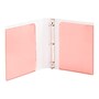 Poppin 1" 3-Ring Pocket Binder, D-Ring, Blush (105878)~#|#~sp56580980_sc7