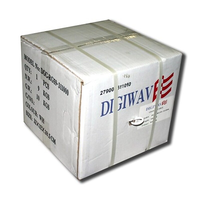 Digiwave 1000 Feet RG59 Coaxial Cable with 90% Braid image 1