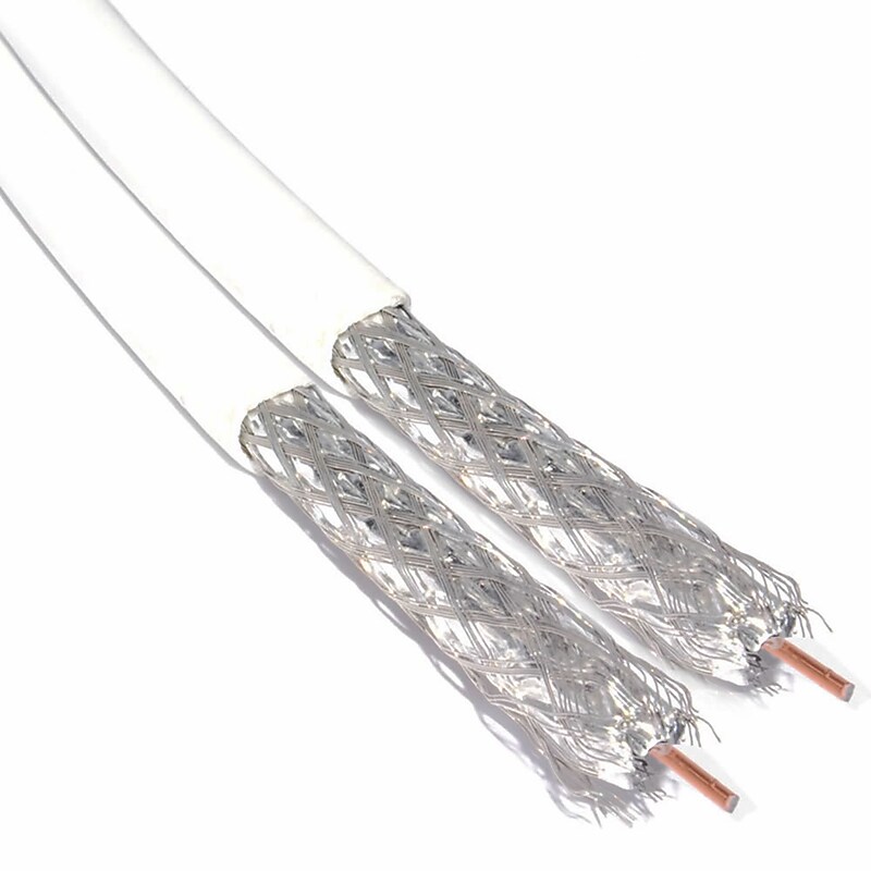 Digiwave 100 Feet RG59 Coaxial Cable with 60% Braid image 1