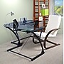 Regency Soho Computer Corner Desk, Smoked Glass (HCLG6060)~#|#~sp56713178_sc7
