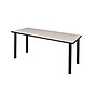Regency Kee Training Table, 24"D x 60"W, Maple/Black (MT6024PLBPBK)~#|#~sp56713755_sc7