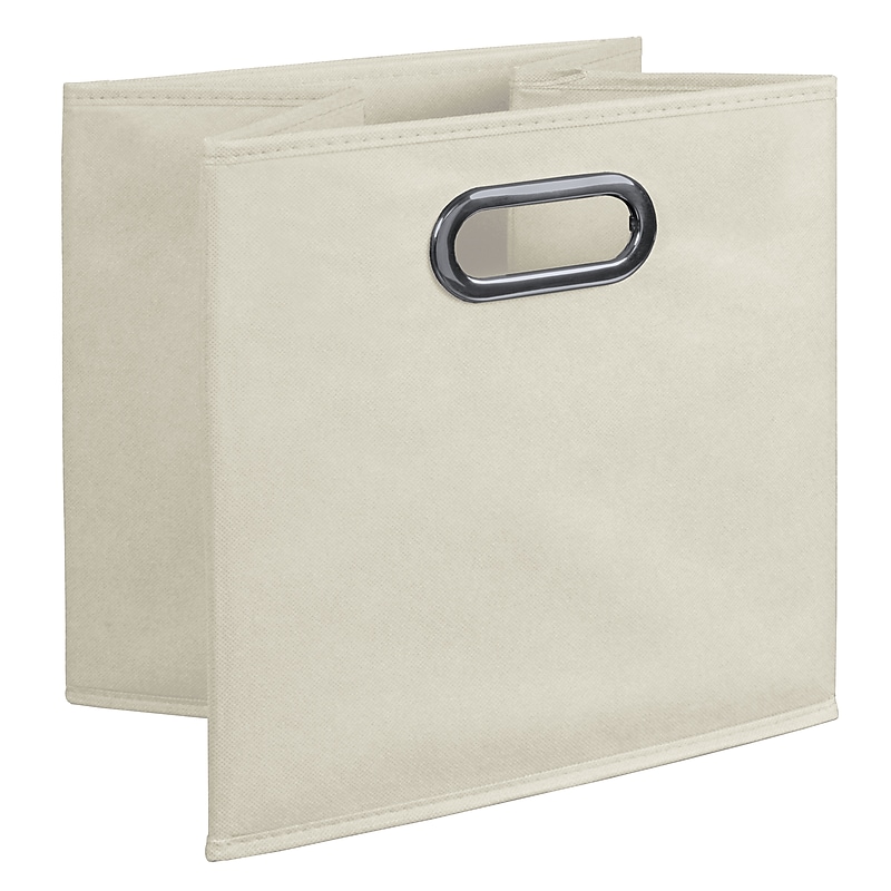 Niche Cubo Storage Set, 2 Cubes and 1 Canvas Bin, Truffle/Natural (PC2PKTF1TOTE) image 1