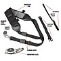 USA GEAR TrueSHOT Camera Chest Harness Strap for DSLR Cameras, Black (GRCMSS0100BKUS)~#|#~sp5674792_sc7