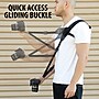 USA GEAR TrueSHOT Camera Chest Harness Strap for DSLR Cameras, Black (GRCMSS0100BKUS)~#|#~sp5674793_sc7