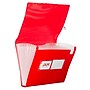 JAM Paper 13 Pocket Plastic Expanding File, Accordion Folders, Letter Size, 9 x 13, Red, 24/Pack (21621715B)~#|#~sp56792524_sc7