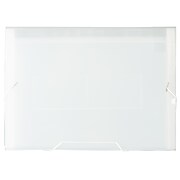 JAM Paper® 13 Pocket Plastic Expanding File, Accordion Folders, Letter Size, 9 x 13, Clear, Sold Individually (2163590)