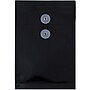 JAM Paper Plastic Filing Envelope with Button & String Closure, Black, 12/Pack (472B1BL)~#|#~sp56792537_sc7