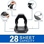 Swingline Comfort Handle Desktop 2-Hole Punch, 28 Sheet Capacity, Black/Gray (74050)~#|#~sp56801086_sc7