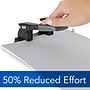 Swingline Comfort Handle Desktop 2-Hole Punch, 28 Sheet Capacity, Black/Gray (74050)~#|#~sp56801093_sc7