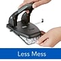Swingline Comfort Handle Desktop 2-Hole Punch, 28 Sheet Capacity, Black/Gray (74050)~#|#~sp56801094_sc7