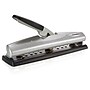Swingline LightTouch Desktop Adjustable Hole Punch, 12 Sheet Capacity, Black/Silver (74026)~#|#~sp56801096_sc7