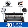 Swingline Heavy Duty Desktop Adjustable Hole Punch, 40 Sheet Capacity, Black (74450)~#|#~sp56801114_sc7