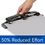 Swingline SmartTouch Low Force Desktop 3-Hole Punch, 20 Sheet Capacity, Black/Gray (74133)~#|#~sp56801159_sc7