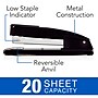 Swingline Desktop Stapler, 20-Sheet Capacity, Black (44401)~#|#~sp56867989_sc7