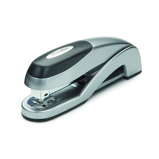 Swingline Optima Desk Stapler Full Strip 25-Sheet Capacity Silver