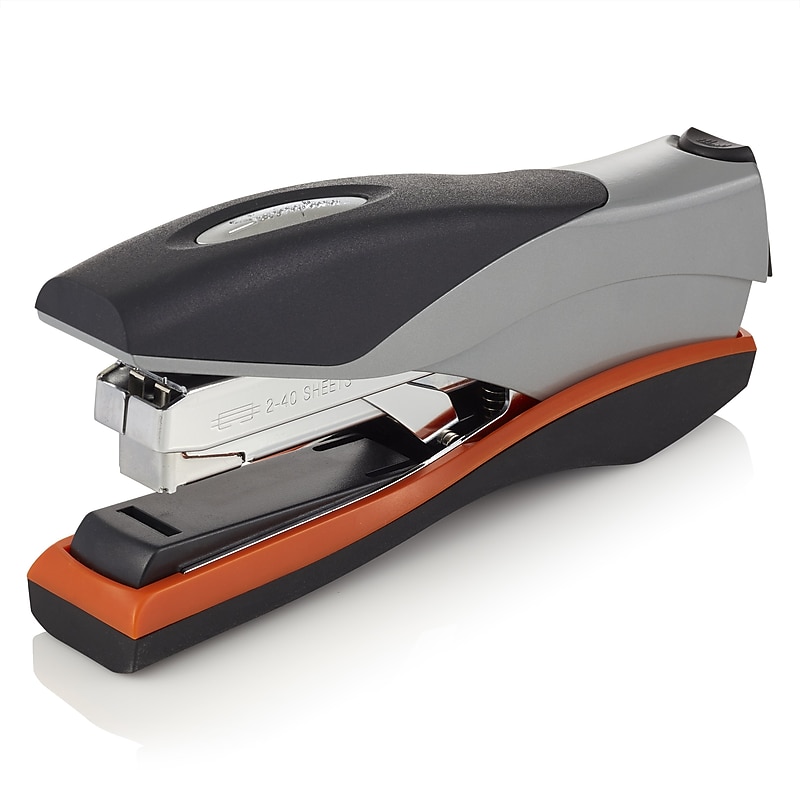 Swingline Optima 40 Reduced Effort Desk Stapler, 40-Sheet Capacity, Silver/Black (87845) image 1