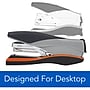 Swingline Optima 40 Reduced Effort Desk Stapler, 40-Sheet Capacity, Silver/Black (87845)~#|#~sp56868460_sc7