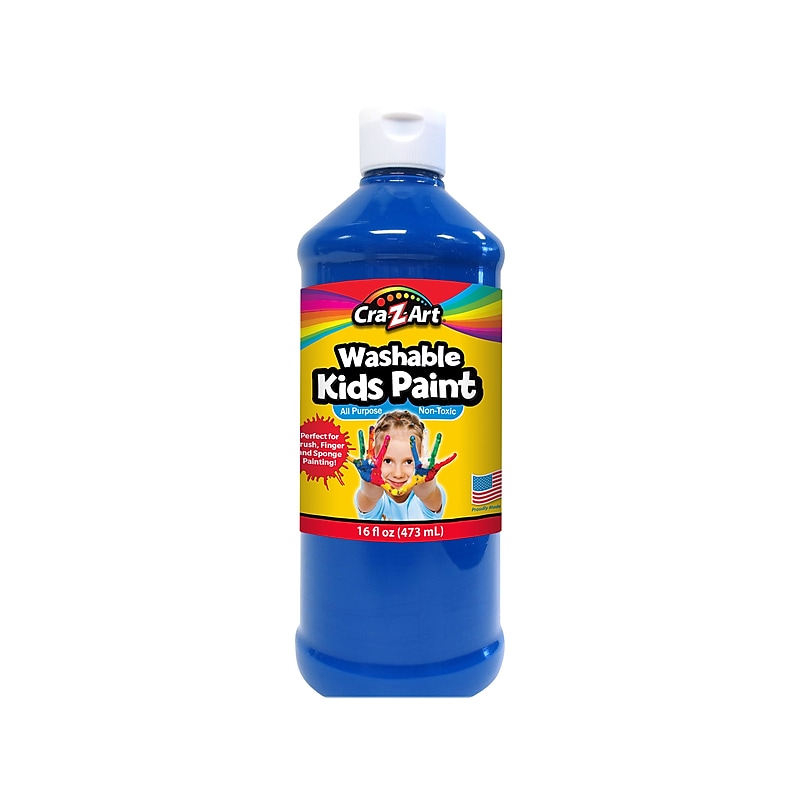 Cra-Z-Art Washable Kid's Paint, Blue, 16 Oz. (10631-6) image 1