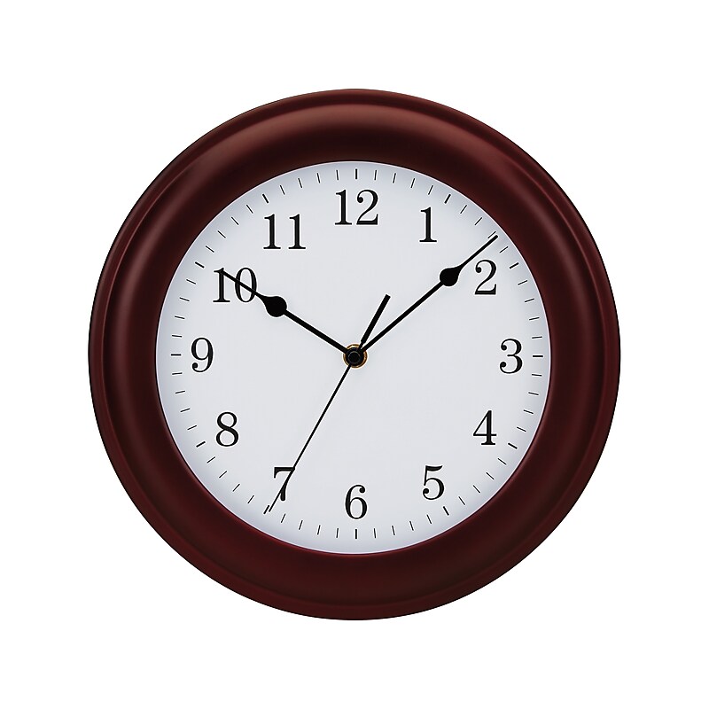 Tempus Wall Clock, Wood, 12" Diameter (TC8743FE) image 1