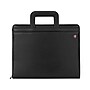 Wenger Venture Vinyl Padfolio with Zipper Closure, Black (601389)~#|#~sp56876081_sc7