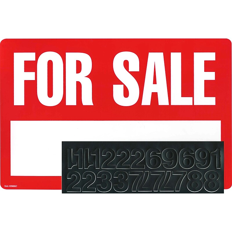 Cosco Sale Outdoor Wall Sign, 12" x 8", Multicolored (098067) image 1
