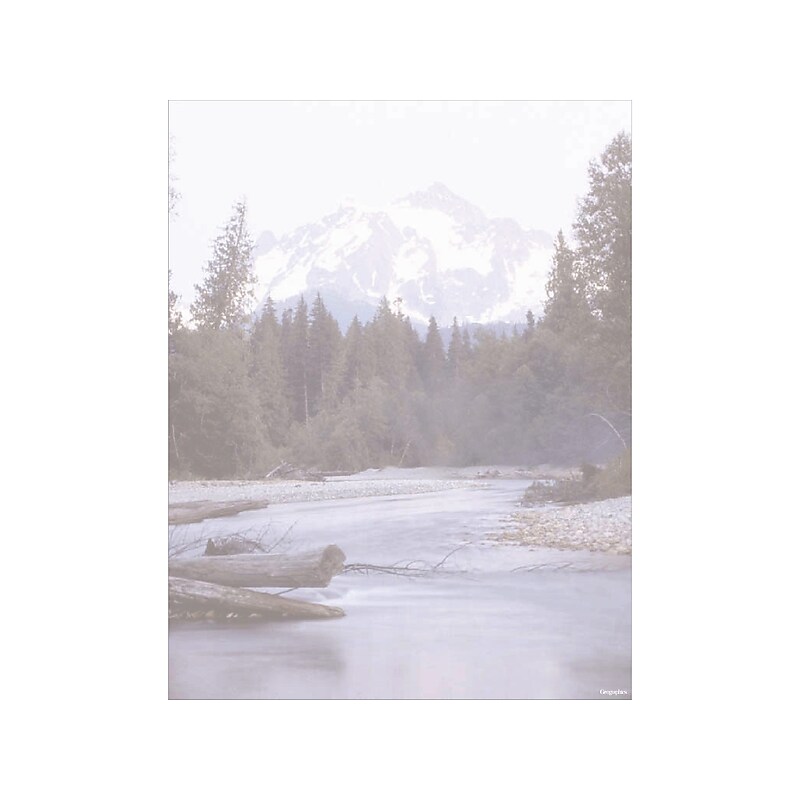 Geographics Scenic Everyday Letterhead, Multi Colors, 100/Pack (47586) image 1