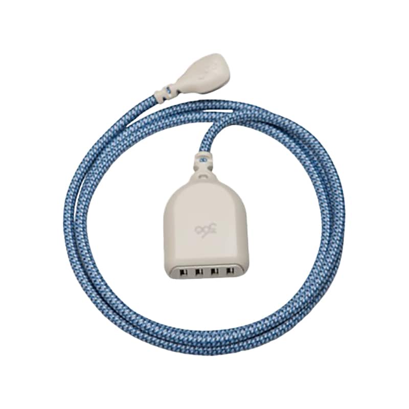360 Electrical Harmony Collection Habitat+4.8A USB Extension for Most Smartphones, Cream (360614) image 1