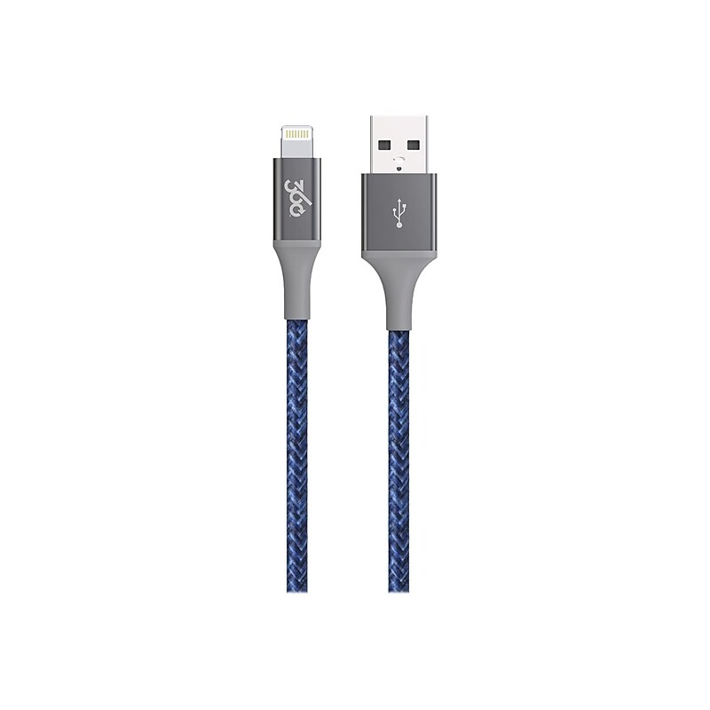 360 Electrical Authentic Collection Lightning to USB for iPhone/iPad/iPod Touch, Navy (360650-NV) image 1