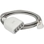 360 Electrical Harmony Collection Habitat+4.8A USB Extension for Most Smartphones, Gray (360623)~#|#~sp56877456_sc7