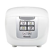 Panasonic 1.8 ltr Microcomputer Controlled/Fuzzy Logic One-Touch Rice Cooker, White (SR-DF181)